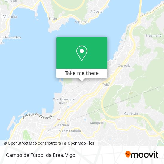 Campo de Fútbol da Etea map