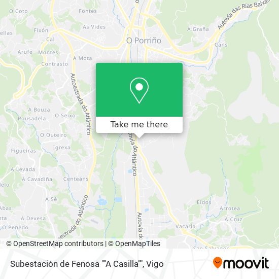 Subestación de Fenosa ""A Casilla"" map