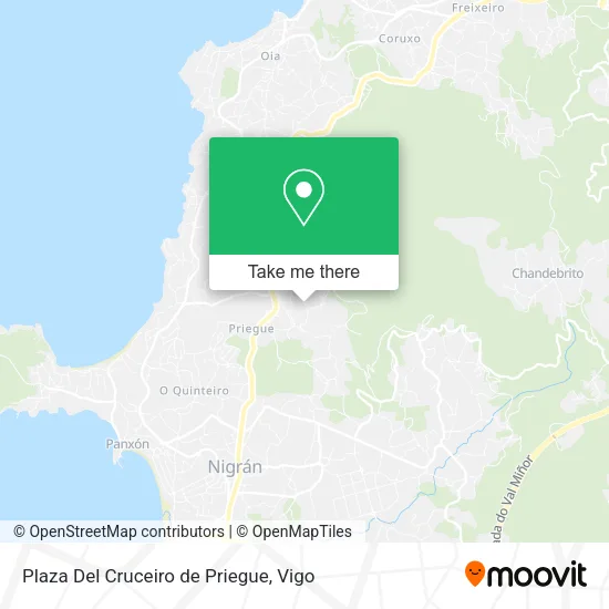 Plaza Del Cruceiro de Priegue map