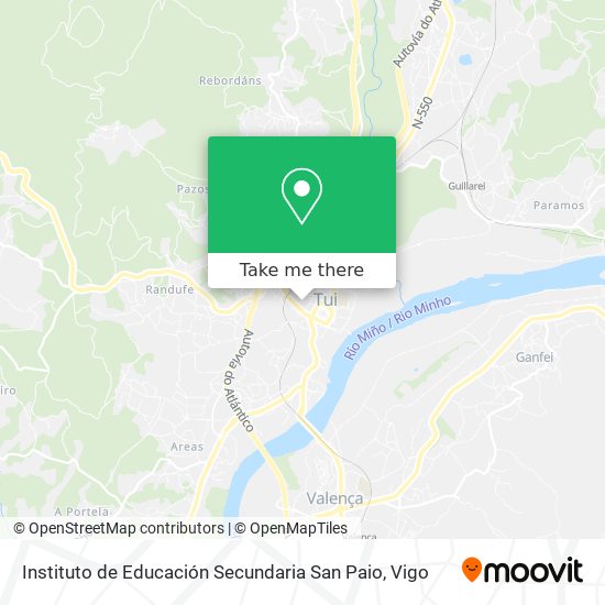 Instituto de Educación Secundaria San Paio map
