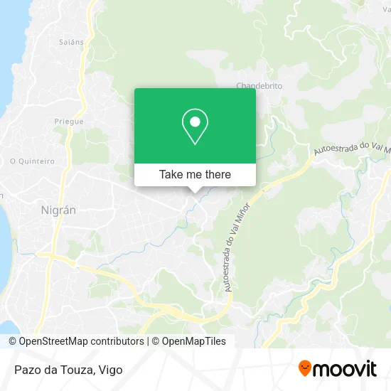Pazo da Touza map