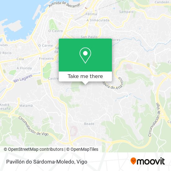 Pavillón do Sárdoma-Moledo map