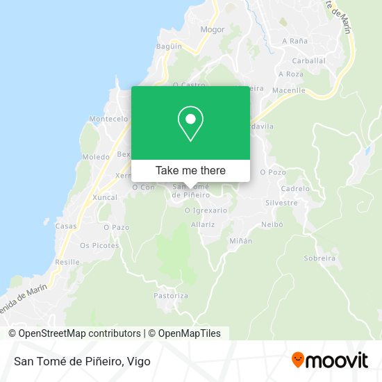 San Tomé de Piñeiro map