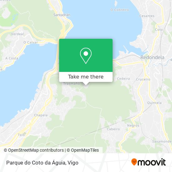 Parque do Coto da Águia map
