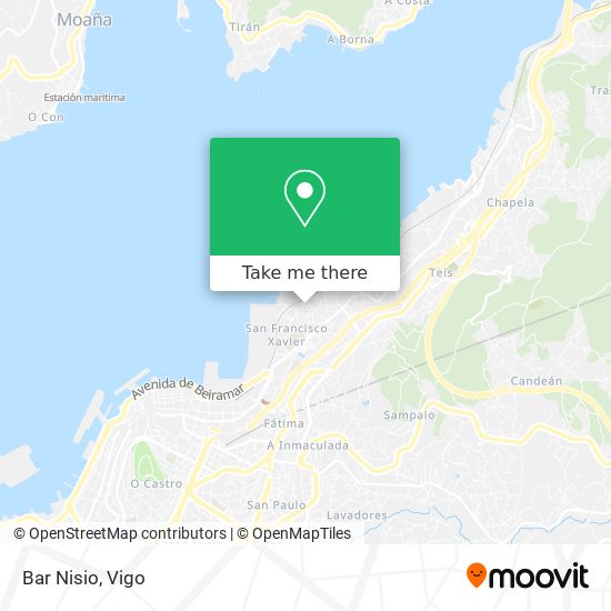 mapa Bar Nisio