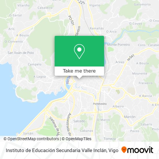 mapa Instituto de Educación Secundaria Valle Inclán