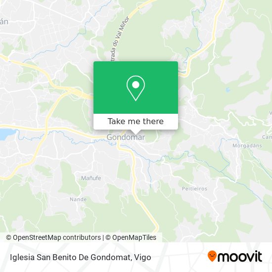 Iglesia San Benito De Gondomat map