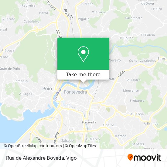Rua de Alexandre Boveda map