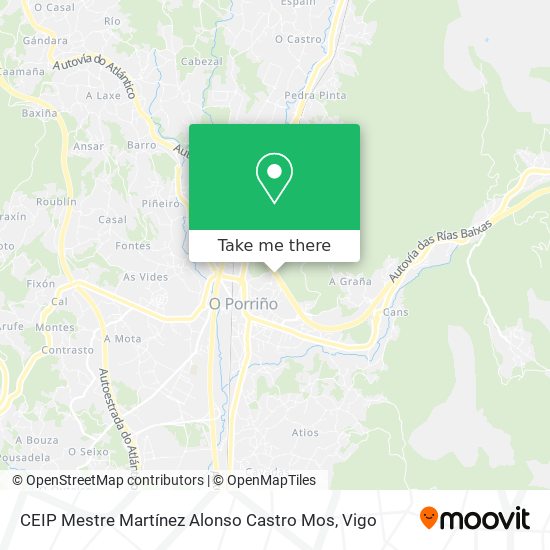 CEIP Mestre Martínez Alonso Castro Mos map