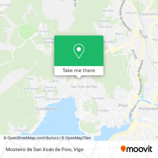 Mosteiro de San Xoán de Poio map