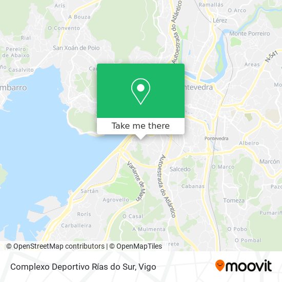 Complexo Deportivo Rías do Sur map