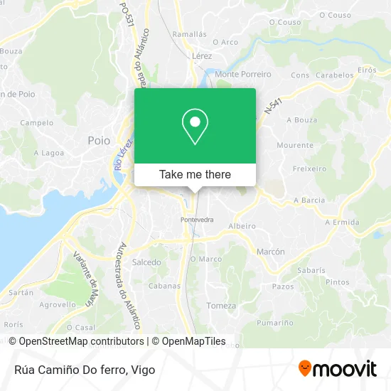 Rúa Camiño Do ferro map