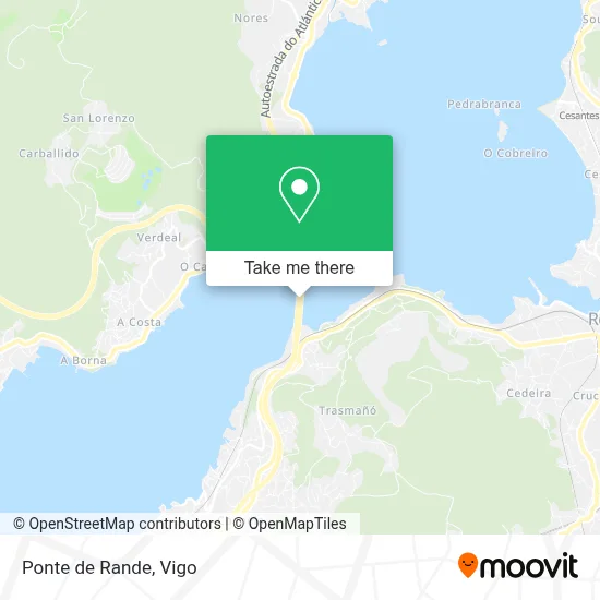 Ponte de Rande map
