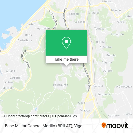 Base Militar General Morillo (BRILAT) map