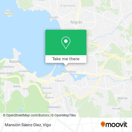 Mansión Sáenz-Diez map