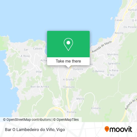 Bar O Lambedeiro do Viño map