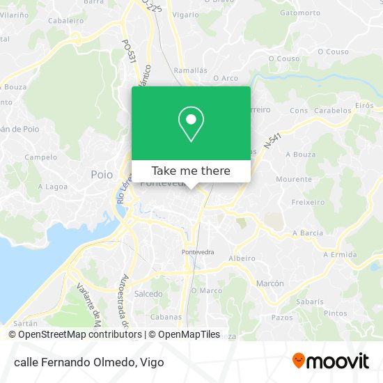 mapa calle Fernando Olmedo