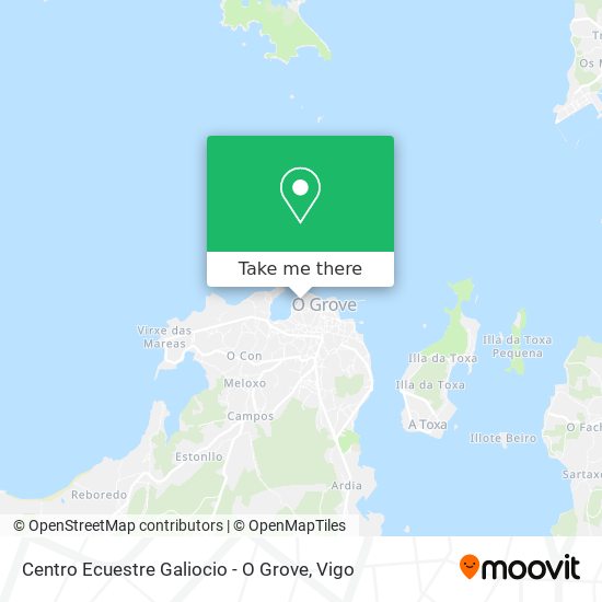 Centro Ecuestre Galiocio - O Grove map