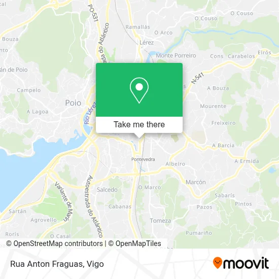 Rua Anton Fraguas map