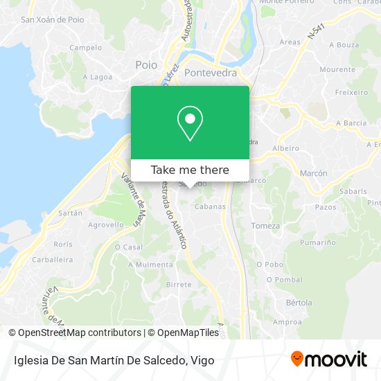 Iglesia De San Martín De Salcedo map