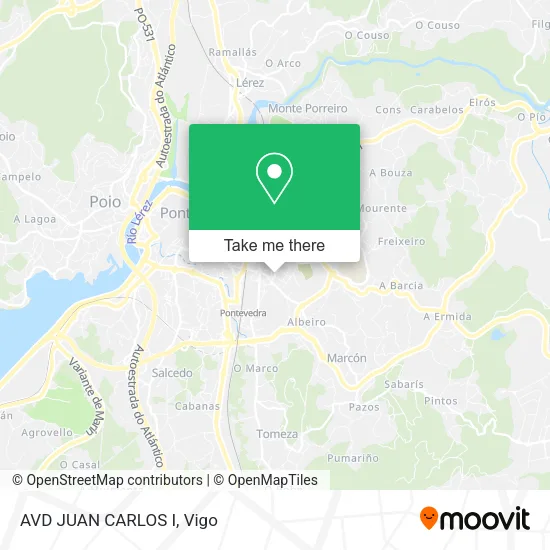 AVD JUAN CARLOS I map