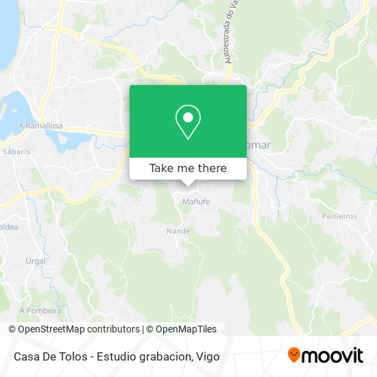 Casa De Tolos - Estudio grabacion map