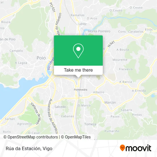 Rúa da Estación map