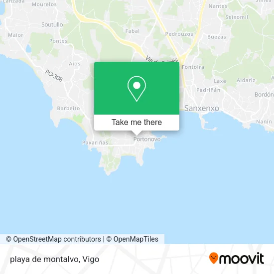 playa de montalvo map