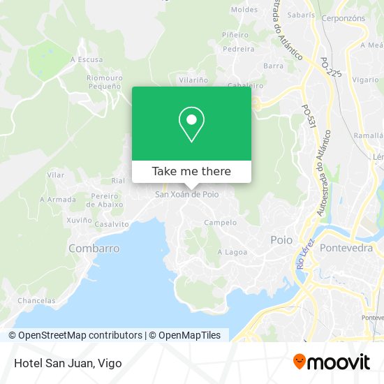 Hotel San Juan map