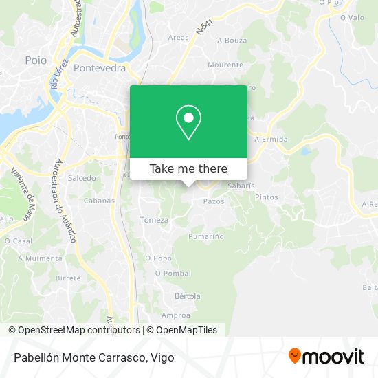 Pabellón Monte Carrasco map