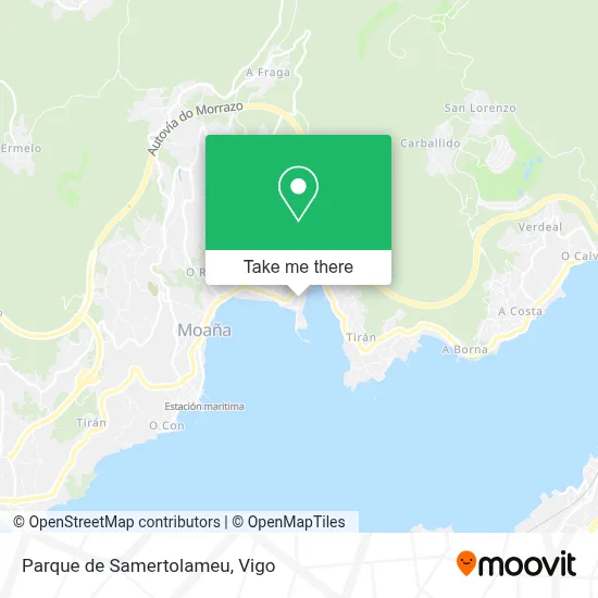 Parque de Samertolameu map