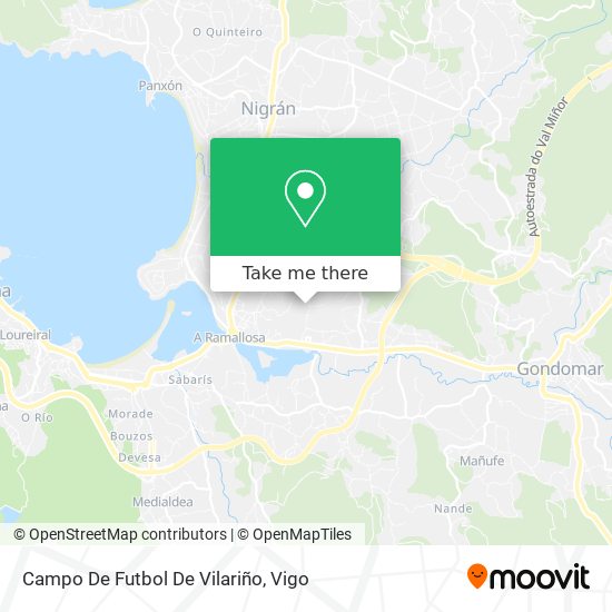 Campo De Futbol De Vilariño map