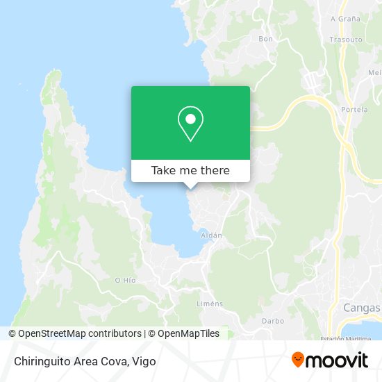 Chiringuito Area Cova map