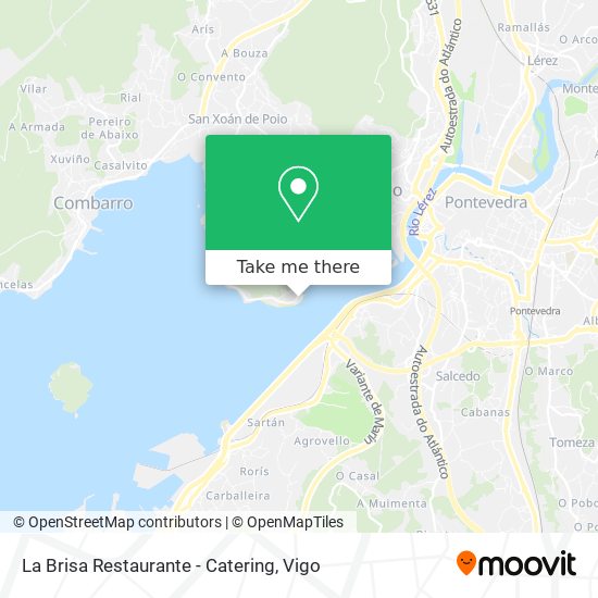 La Brisa Restaurante - Catering map