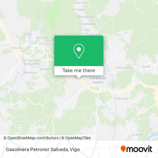 Gasolinera Petronor Salceda map
