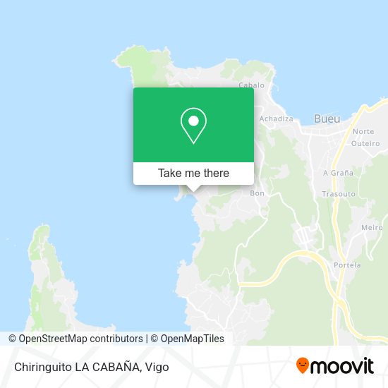 Chiringuito LA CABAÑA map
