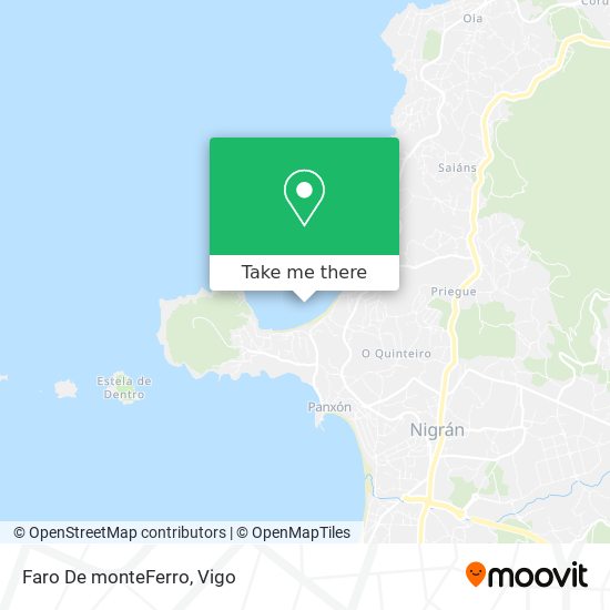 mapa Faro De monteFerro