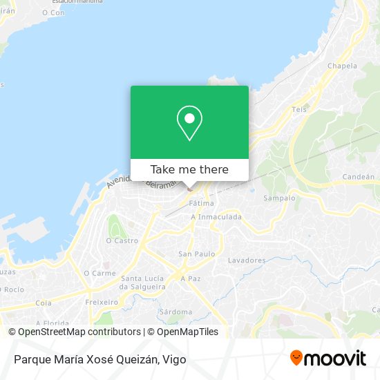 Parque María Xosé Queizán map