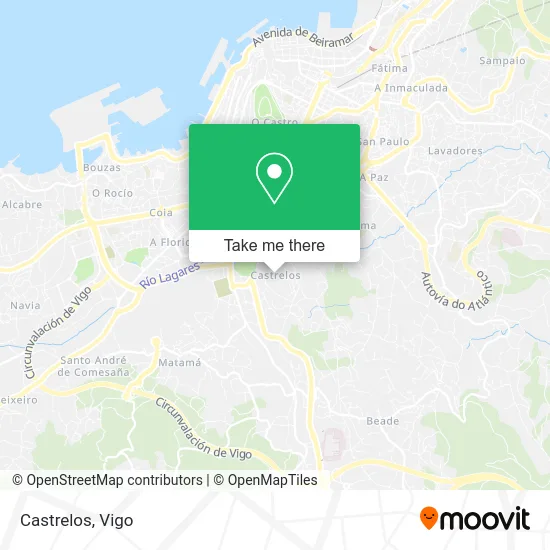 Castrelos map
