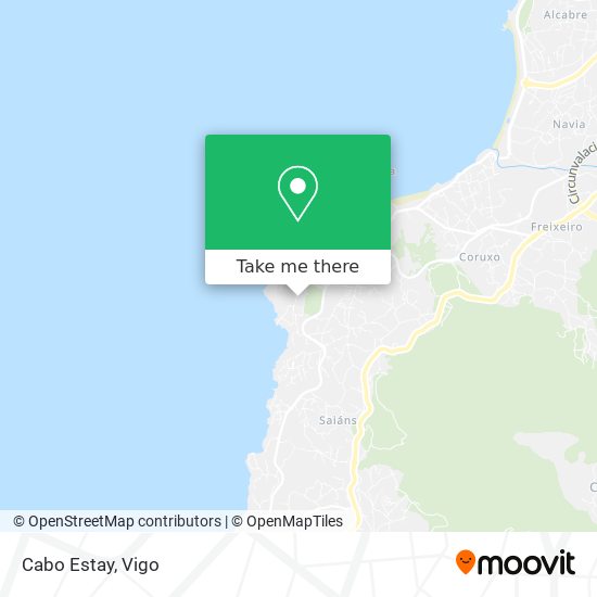 Cabo Estay map