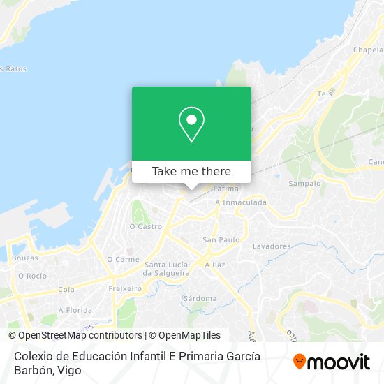 mapa Colexio de Educación Infantil E Primaria García Barbón