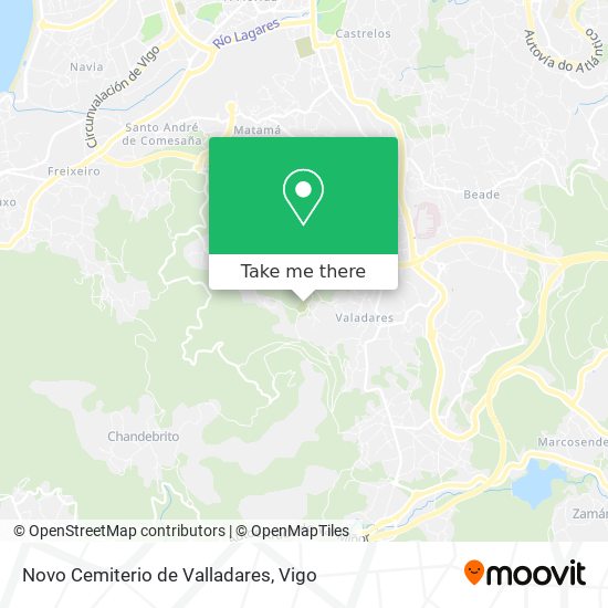 Novo Cemiterio de Valladares map