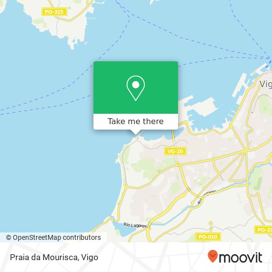 Praia da Mourisca map