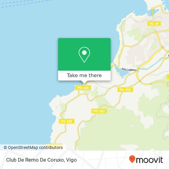 Club De Remo De Coruxo map