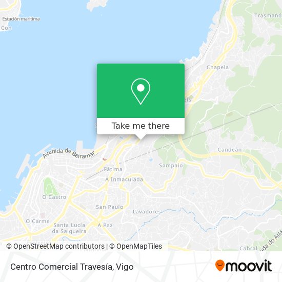 Centro Comercial Travesía map