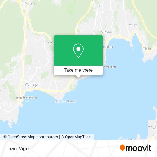 Tirán map