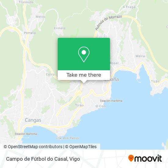 Campo de Fútbol do Casal map