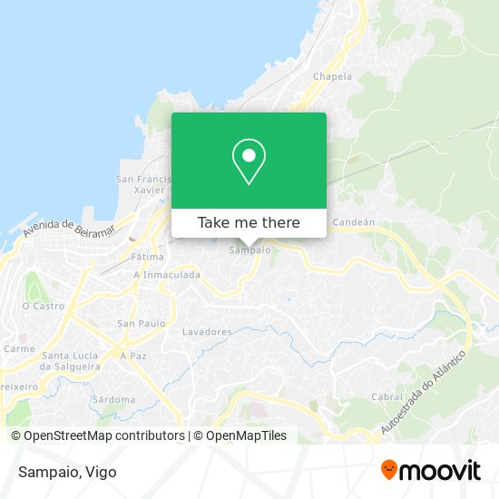 Sampaio map