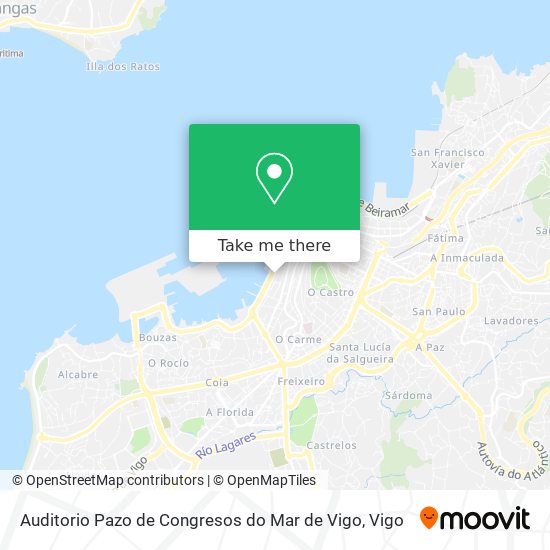 Auditorio Pazo de Congresos do Mar de Vigo map