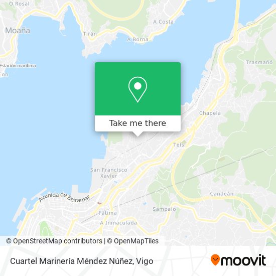 Cuartel Marinería Méndez Núñez map